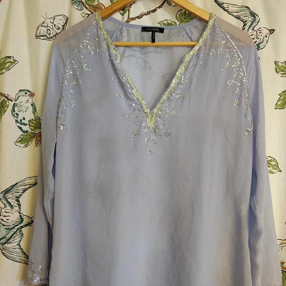 Gorgeous boho sheer top