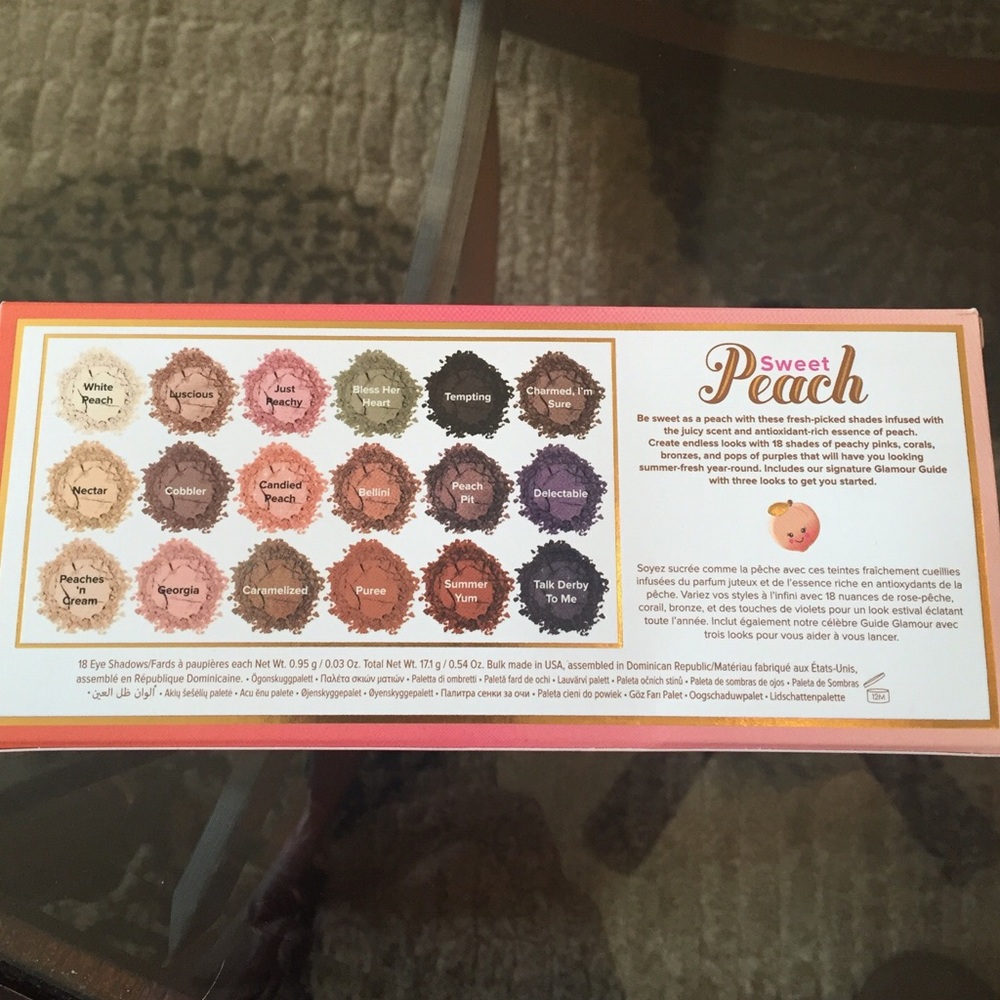 🌺NEW TOO FACED SWEET PEACH PALETTE - Picture 5 of 6