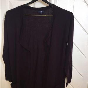 Purple Gap sweater with pockets