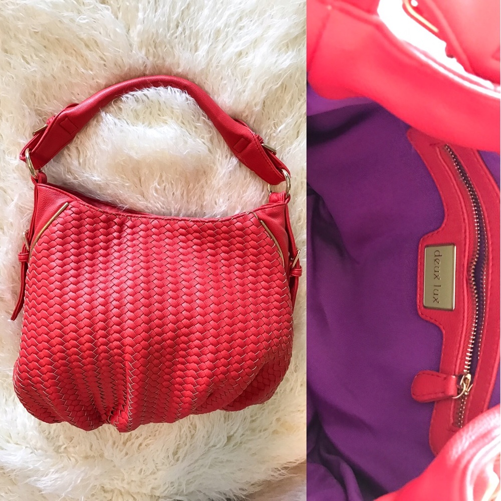 Coral Deux Lux bag. Never used.