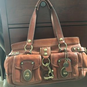 Leather Coach bag!!! Collectors item!!!!