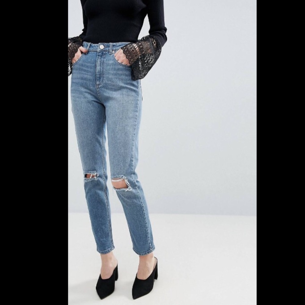 Asos High Waist Mom Jeans