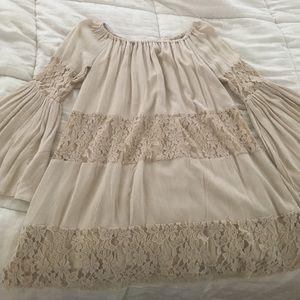 Floral Lace off the Shoulder Dress