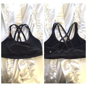 black energy bra, size 8- lululemon