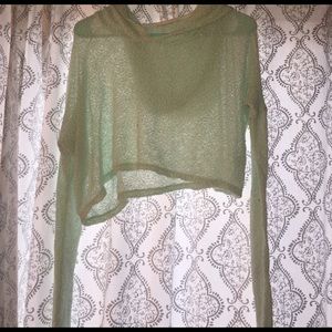 Sheer sweater cover