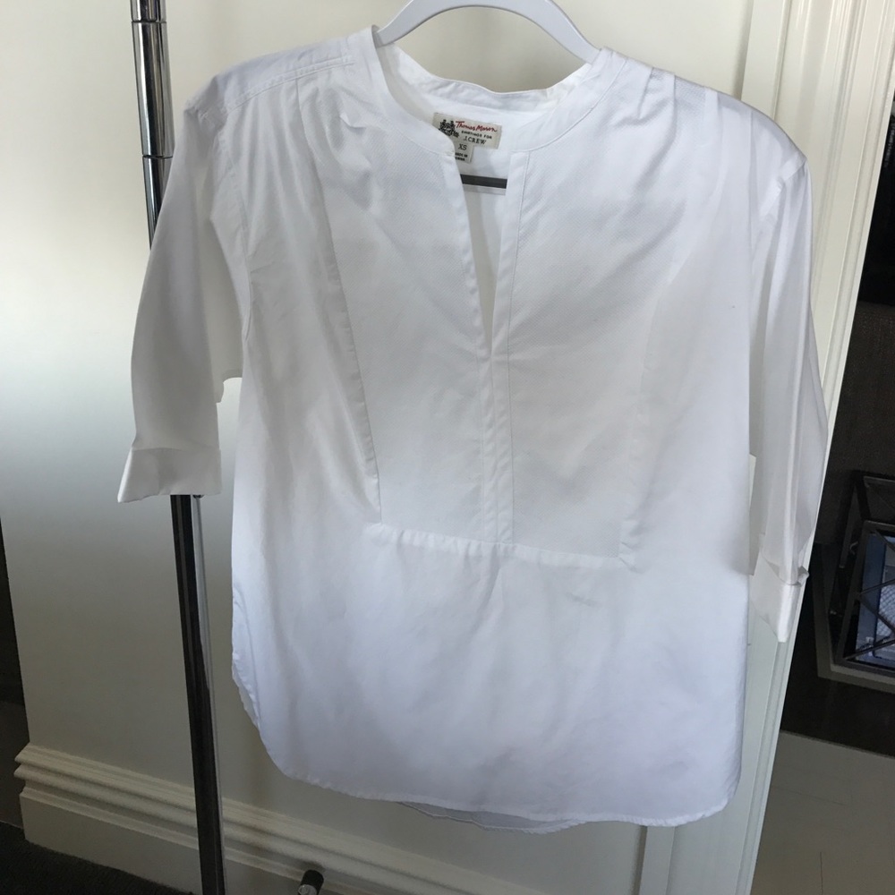 Thomas mason by J.crew white top
