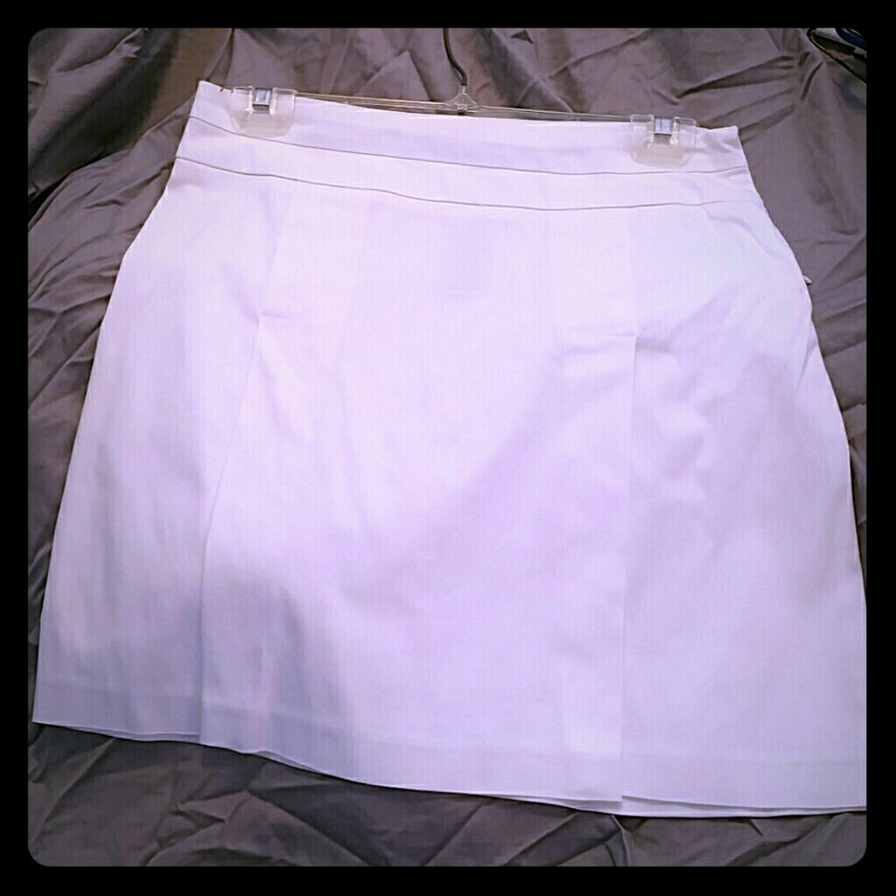 White skirt