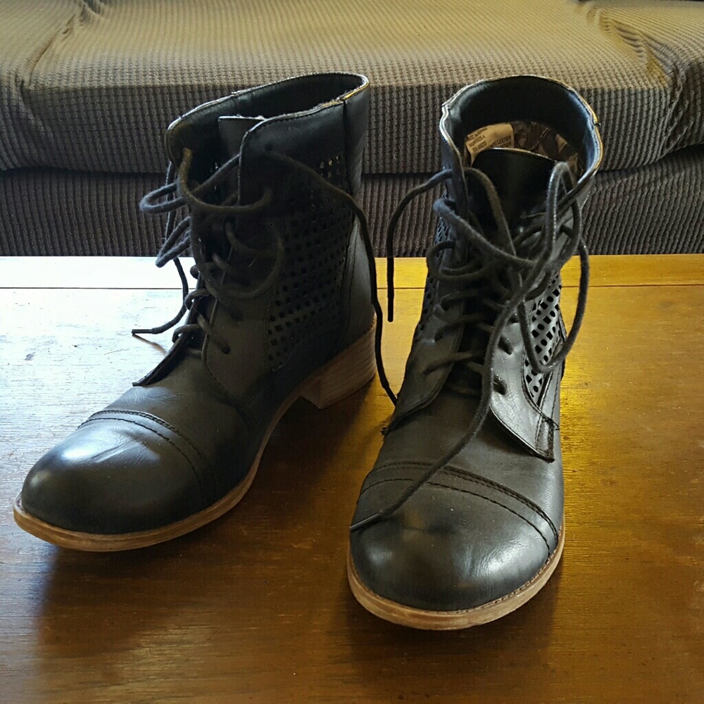 black boots