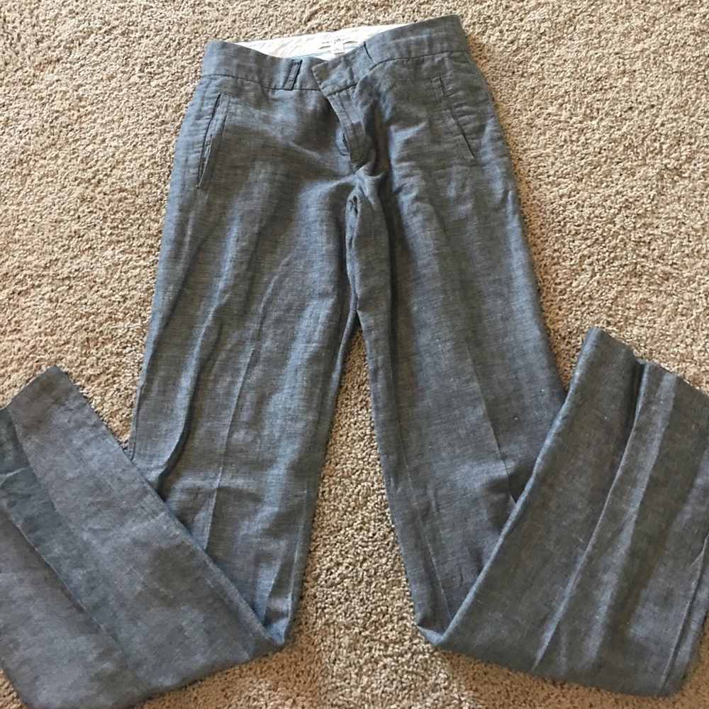 Banana Republic cotton/linen trousers size 4L