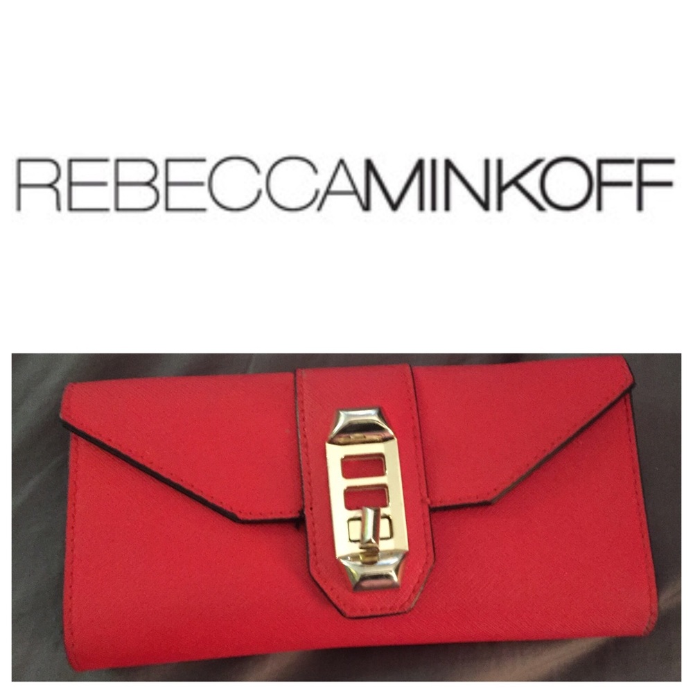 Rebecca Minkoff Red Leather Wallet