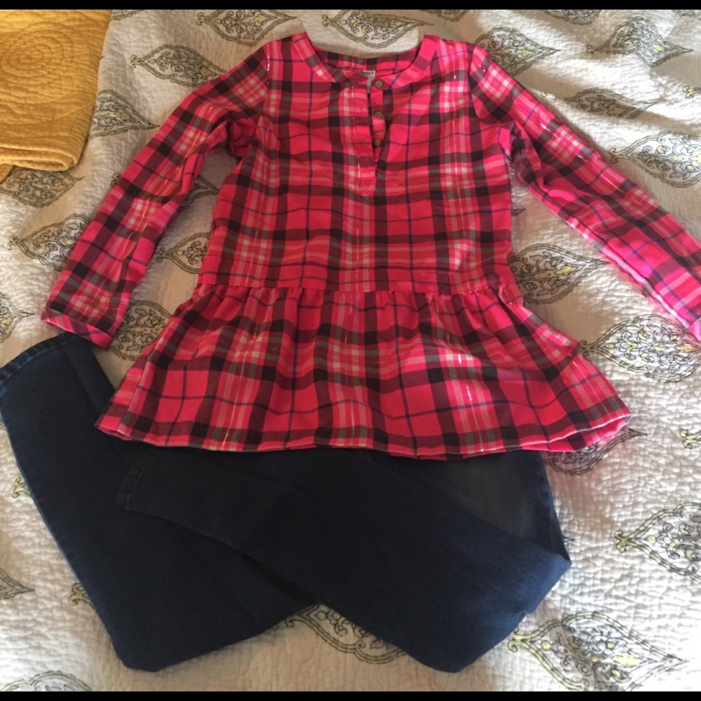 Caters tunic and jeans bundle