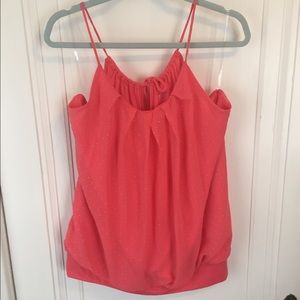 Super Cute Coral Sparkle Tank Top