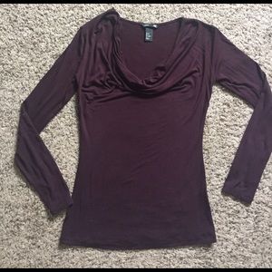 H&m long sleeve, loose neck shirt.
