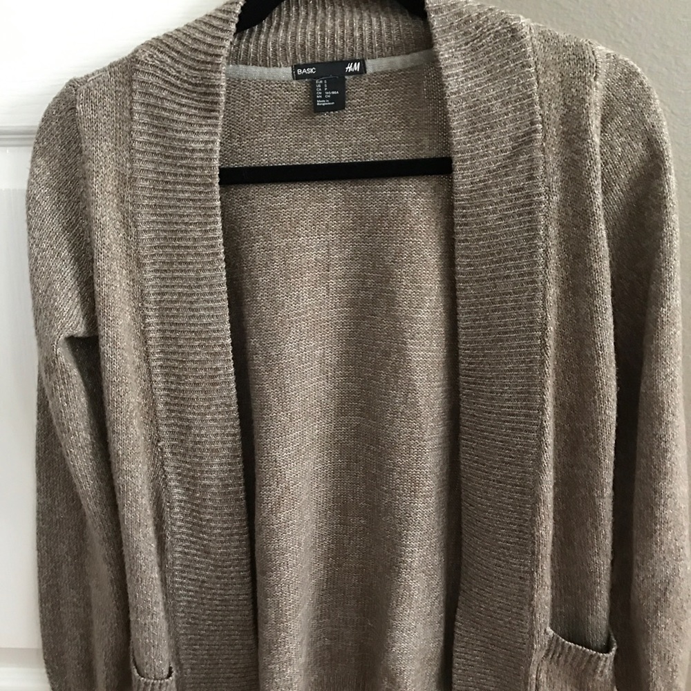 Brown cardigan