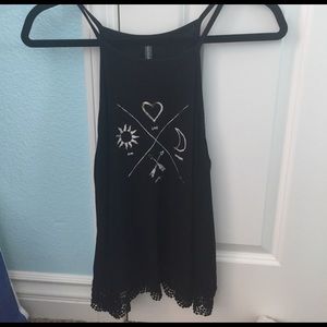 Full Tilt Black Tank Top