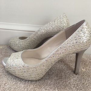 Silver and Gold sparkly Audrey Brook Pumps