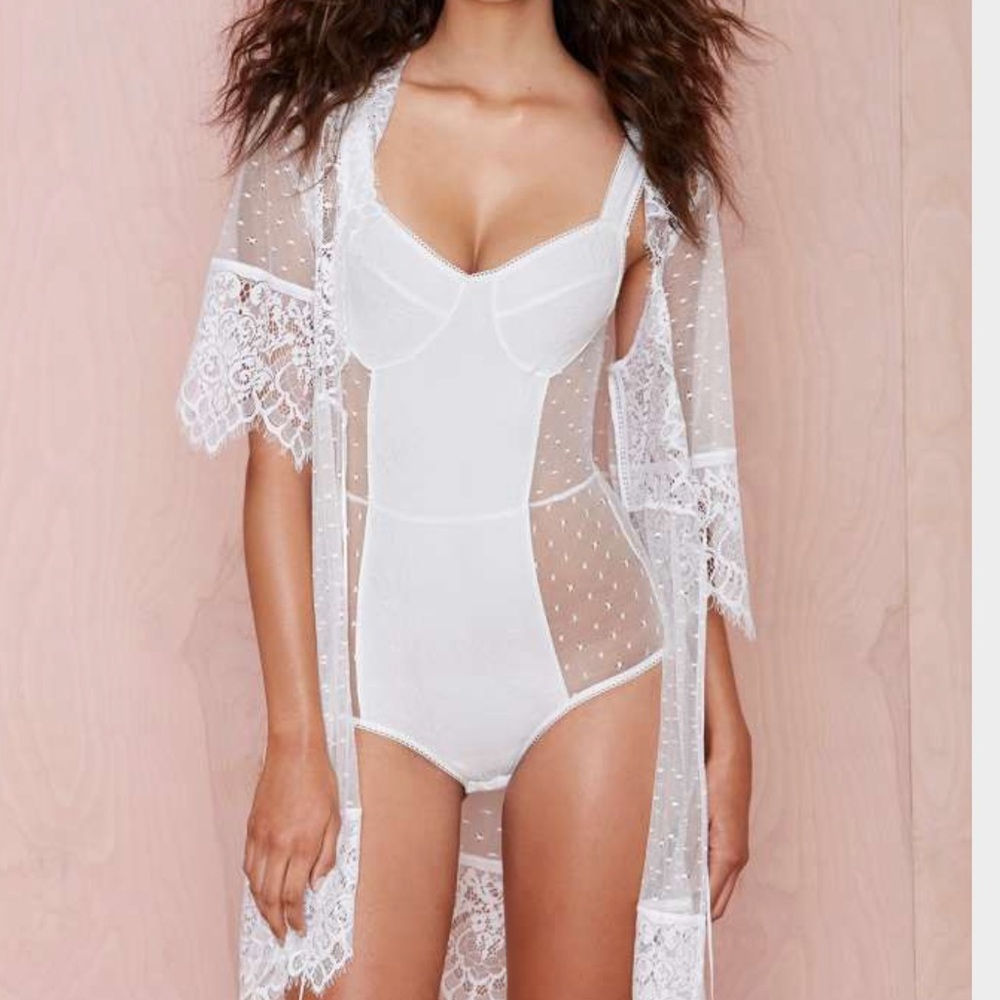 For Love and Lemons Skivvies Body Suit - NWT