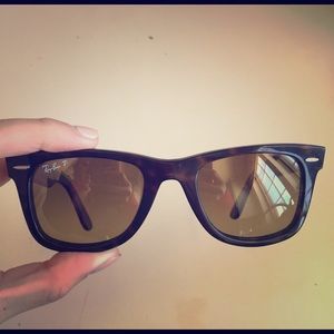 Ray Bay Wayfarer Polarized Tortoise sunglasses