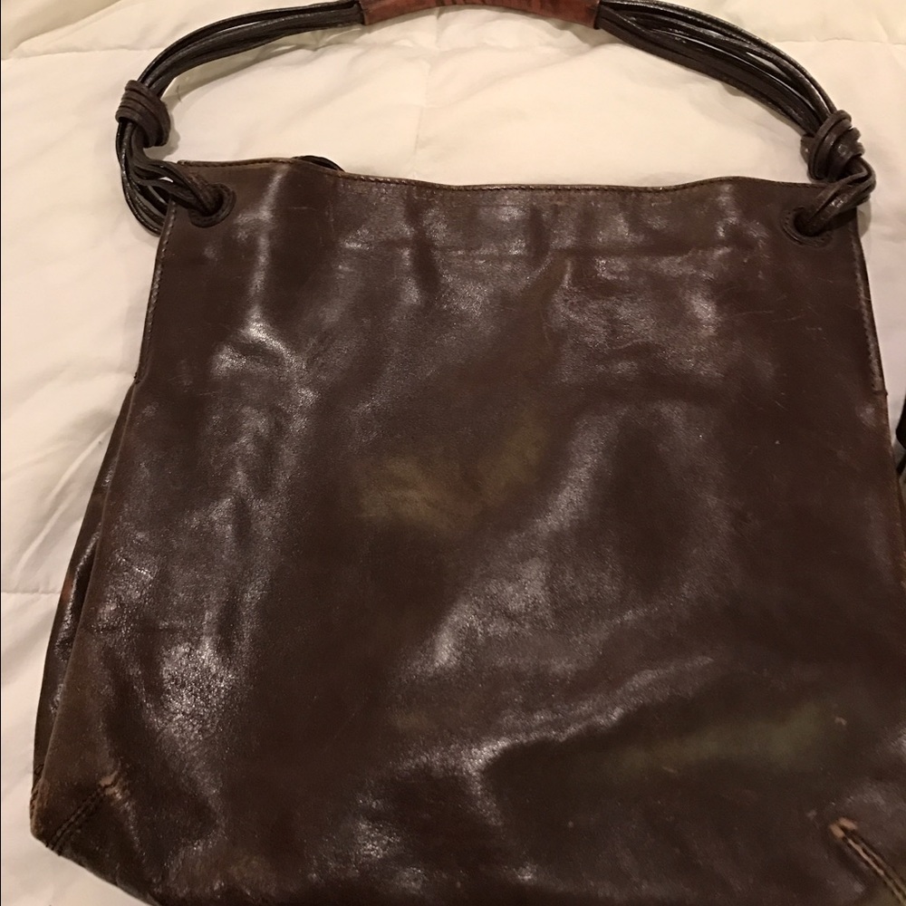 Antonio Melani do brown bag and matching sandals