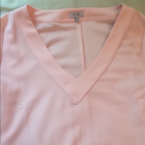 🆕Tobi Light Pink half sleeve Dress - Picture 4 of 5