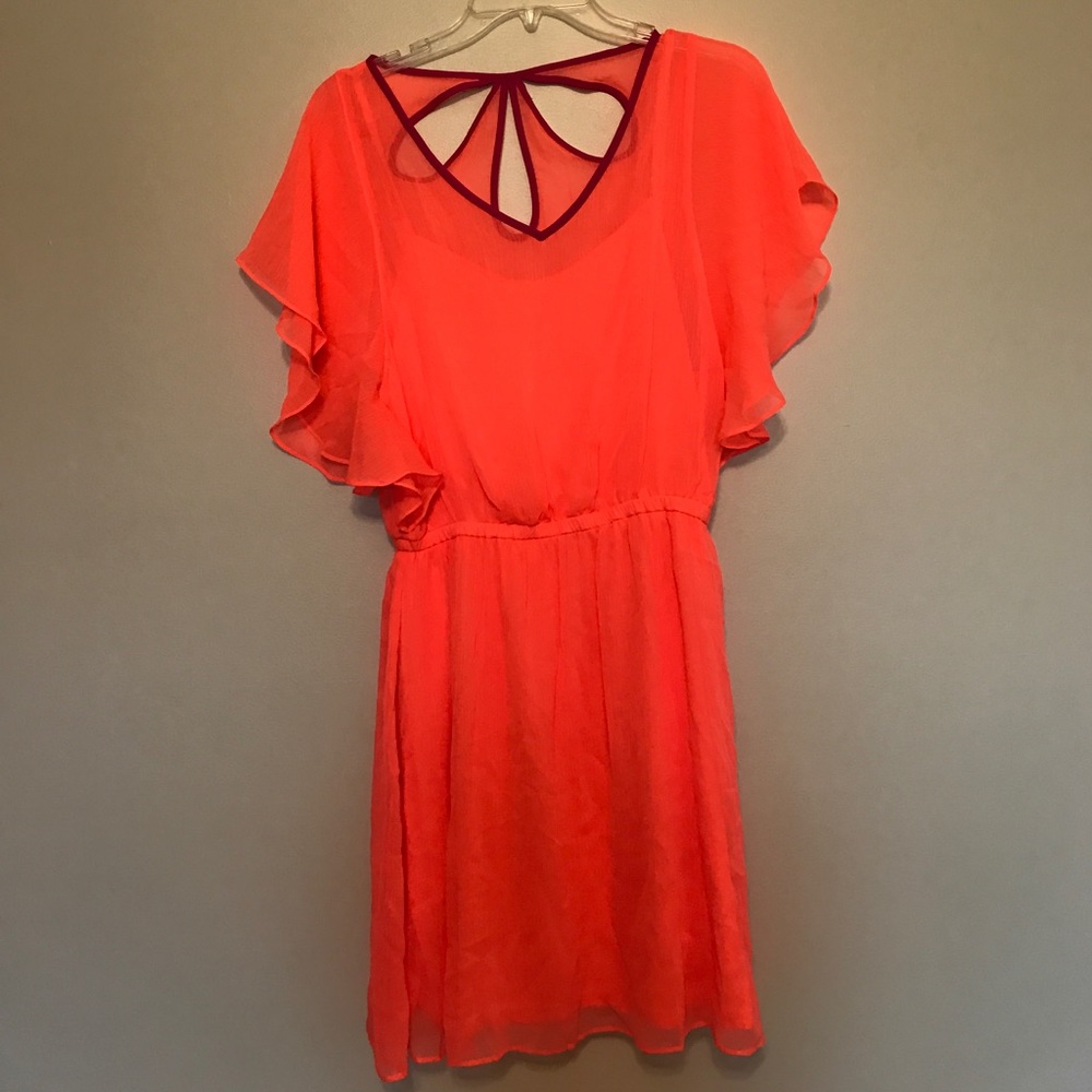 Express Coral Dress