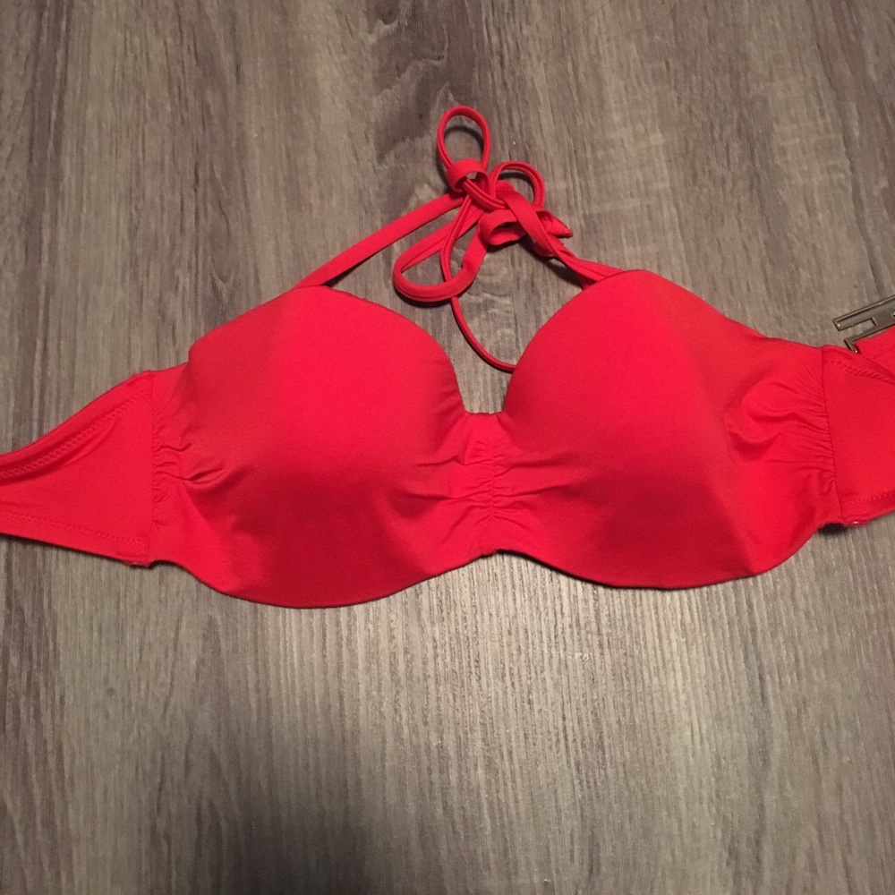 H&M red bikini top