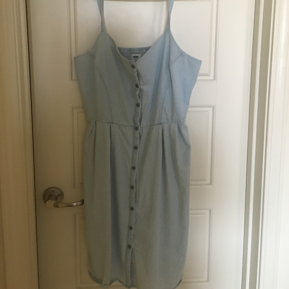 L Chambray Old Navy dress