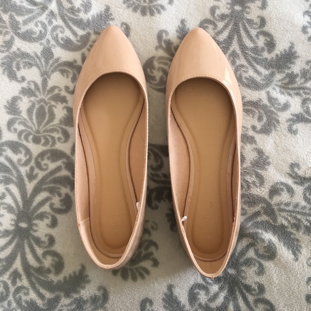 Nude Patent Flats