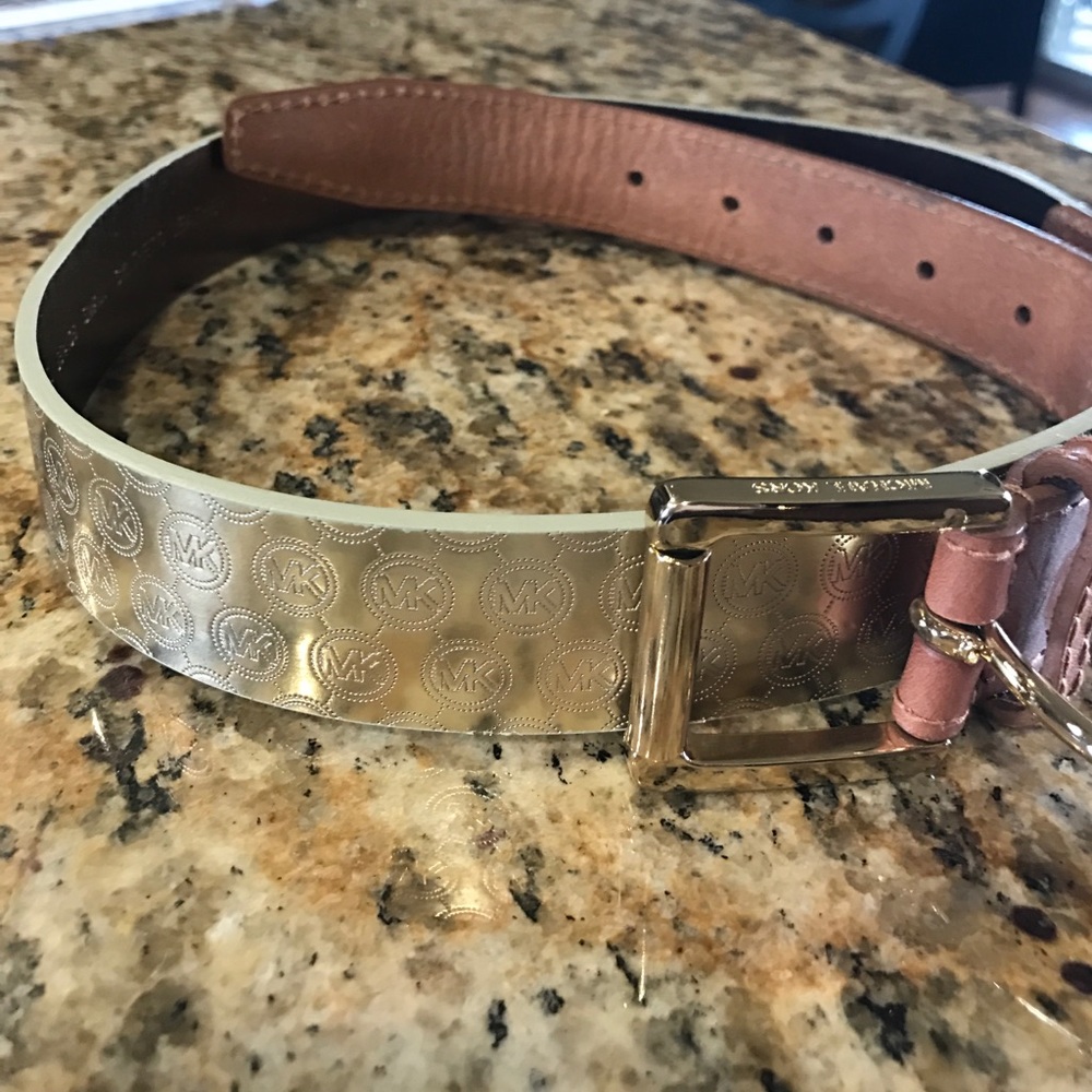 Gold Michael Kors Belt