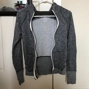 AEO grey workout hoodie