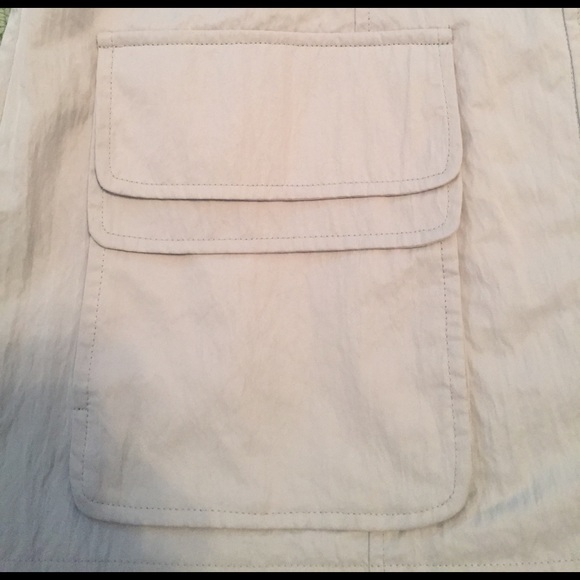 Nylon beige Kensie spring jacket - Picture 4 of 5