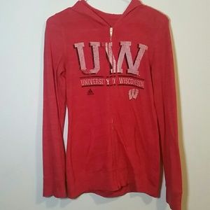 Adidas UW-Madison zip up
