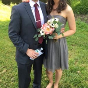 J crew Marbella silk chiffon bridesmaid dress