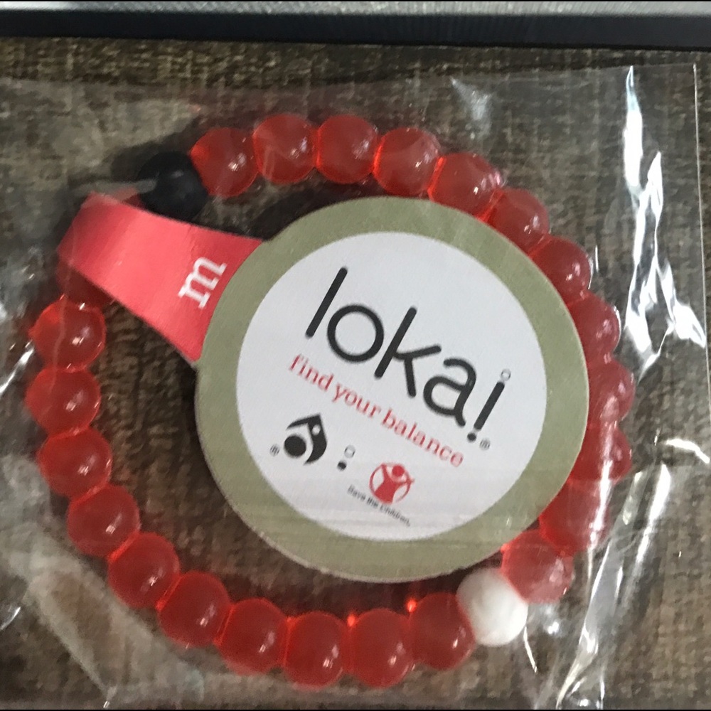 Brand new red medium Lokai