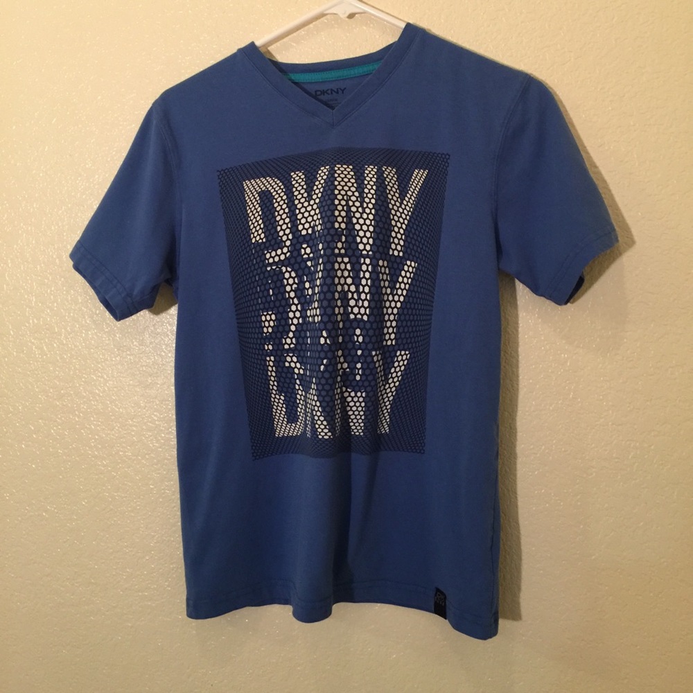 Dark Blue DKNY Tee Shirt Boys Size L