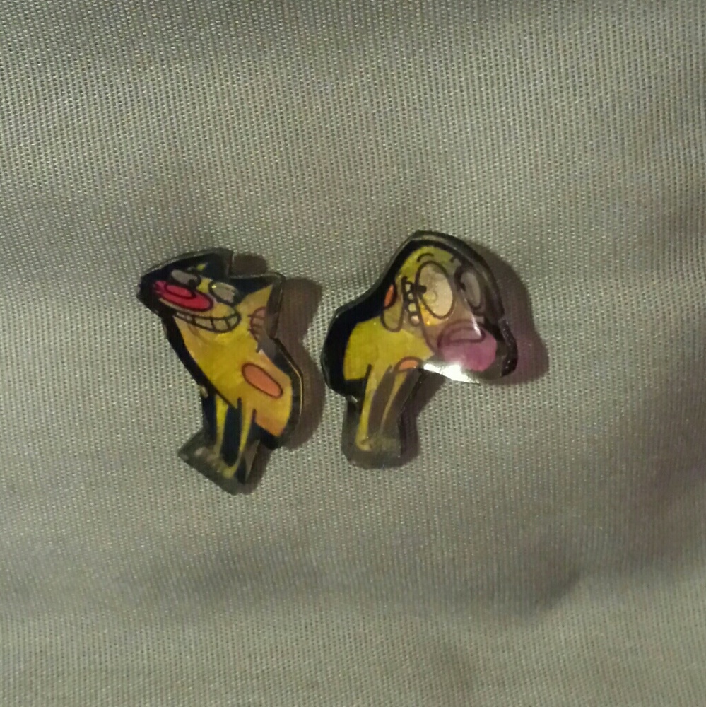 CatDog Nickelodean Stud Earrings
