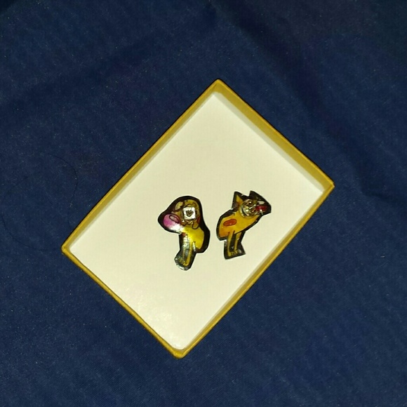 CatDog Nickelodean Stud Earrings - Picture 4 of 5