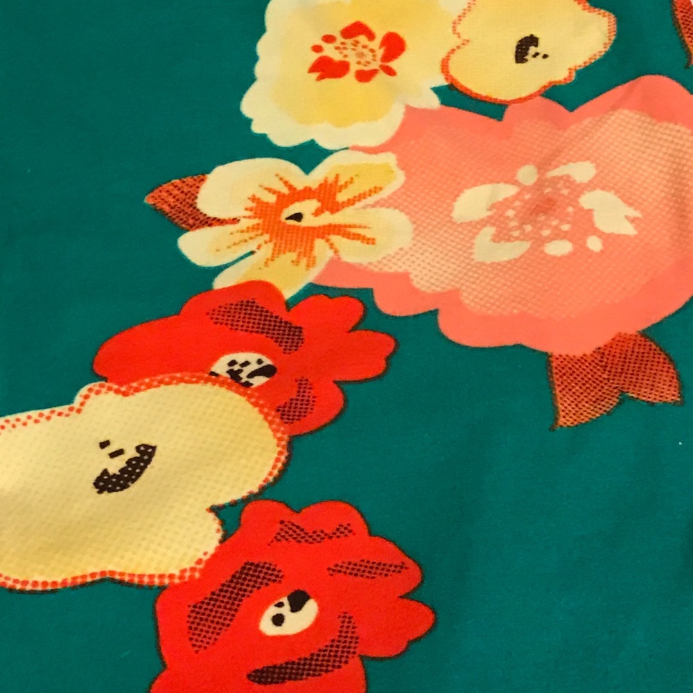 LuLaRoe FLORAL leggings. TC. 🌸🦄🌸