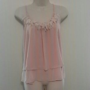 Lauren Conrad XS,  Peach Spaghetti Strap Top.