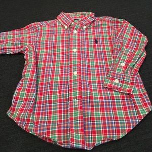 Ralph Lauren Toddler Boys Button Down Shirt