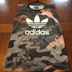 2016 Adidas Originals Rita Ora Kimono Print Tank