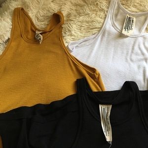 3 Free People tank tops