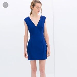 Blue dress from Zara