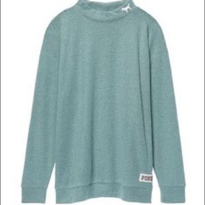 Victoria's Secret PINK Stadium Mockneck Pullover
