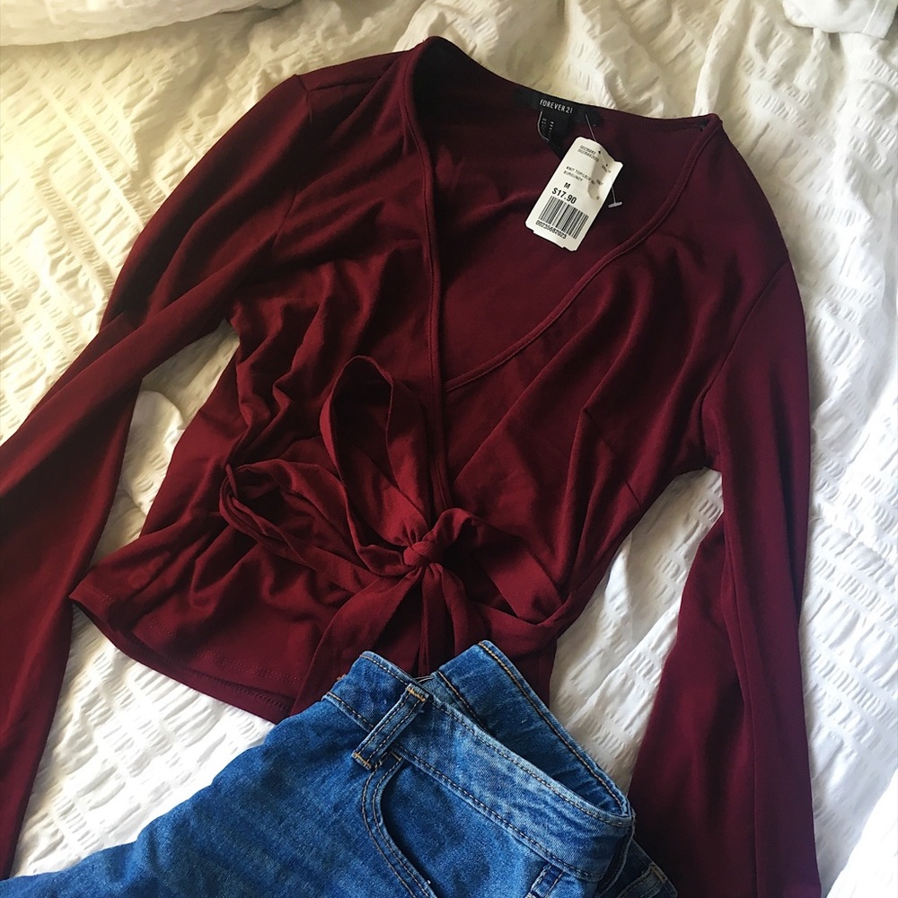 Bell Sleeved Peasant Top