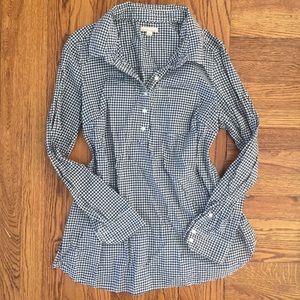 Gap gingham Maternity blouse