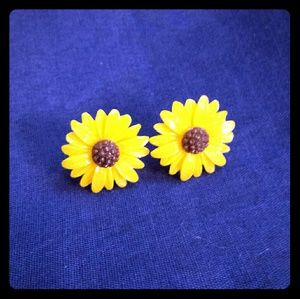 Spring Daisy Sunflower Stud Earrings 🌻🌼🌻