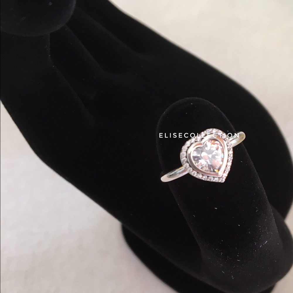 Heart ring shape! Size6 - Picture 3 of 3