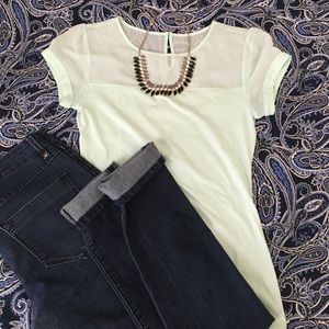 💐Mint green Express blouse - size S