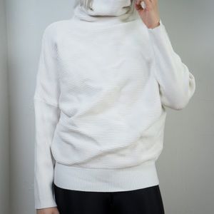 Cream Scuba Knit Sweater